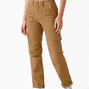 Dickies Cuff Brown Cargo Pants, size 7/28